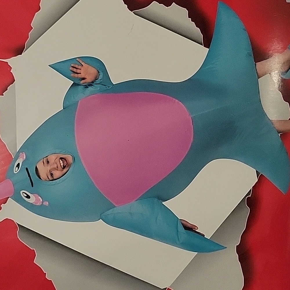 New Inflatable Giant Norwhal. Kids Size. One Size Fits Most.